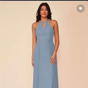 Azazie Dusty Blue Dress